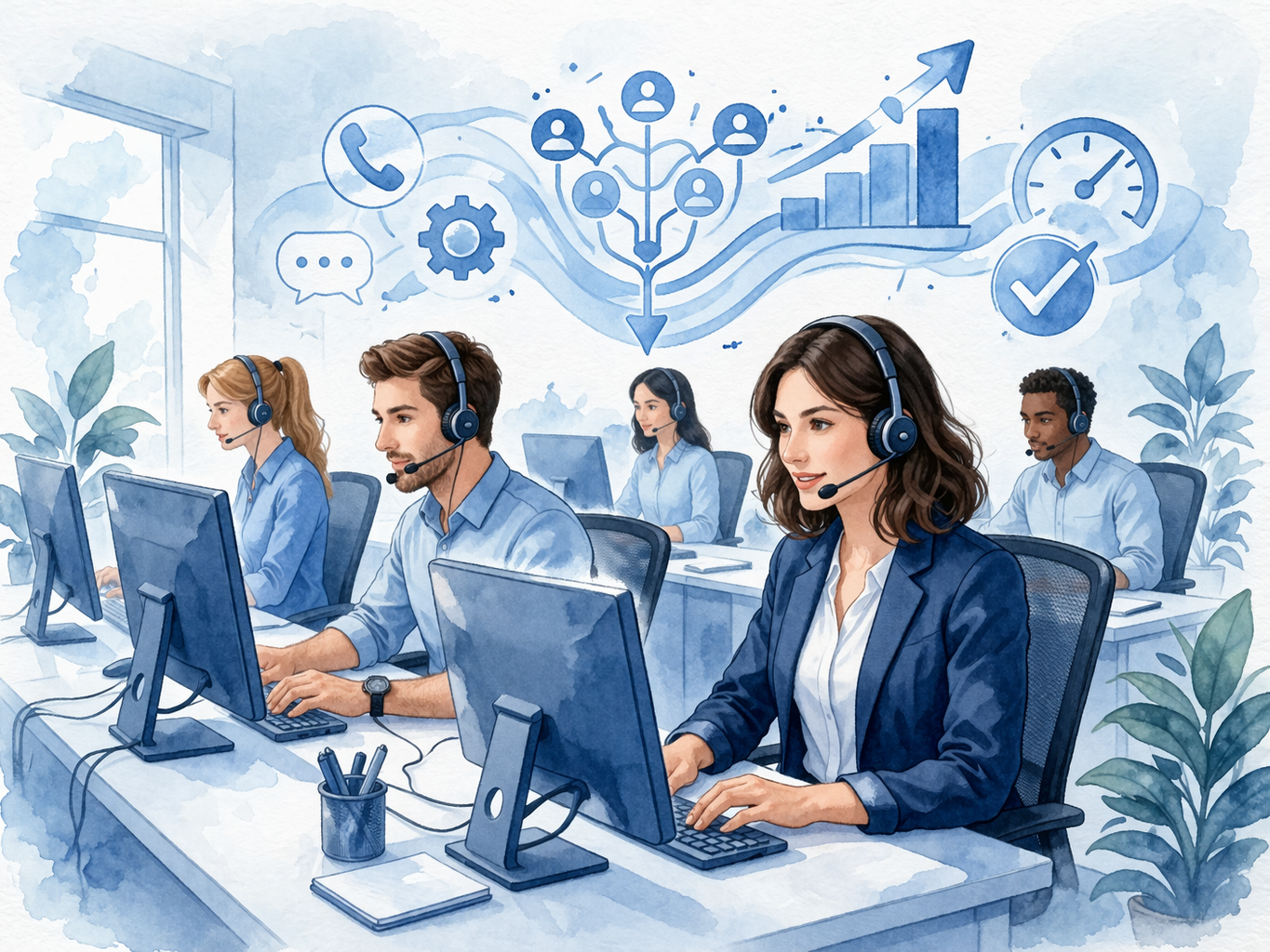 cuàndo necesitas un software de call center