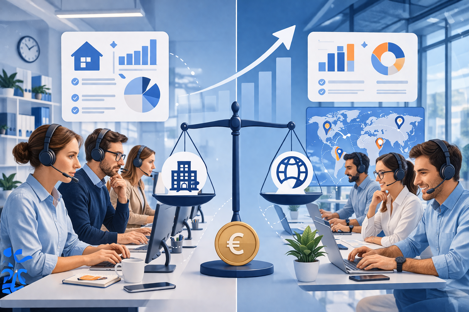 In house call center vs outsourcing In house call center vs outsourcing