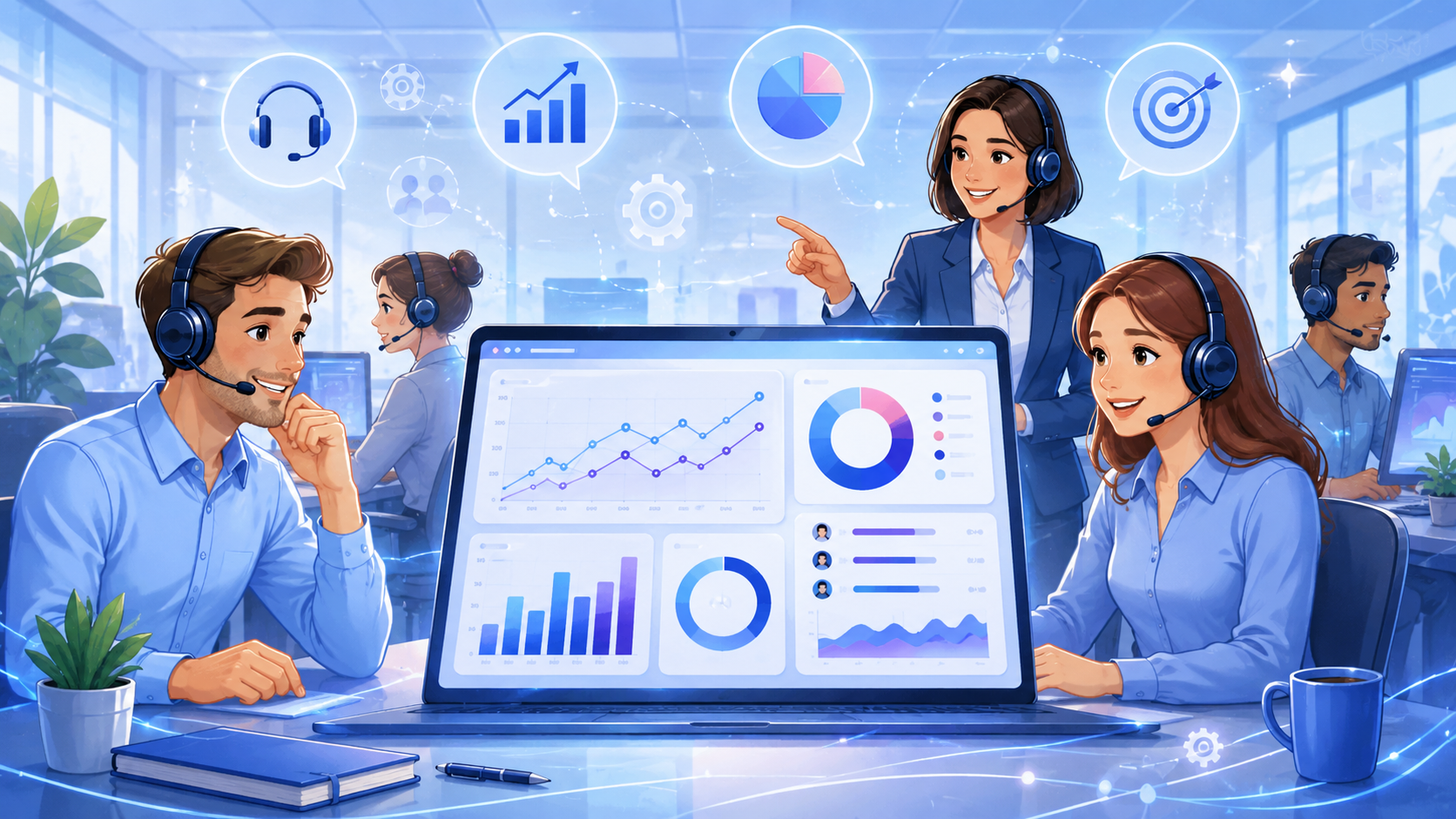 Performance call center kpi